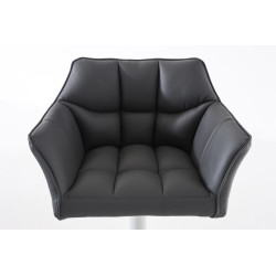 Banqueta de bar Damaso W cinza