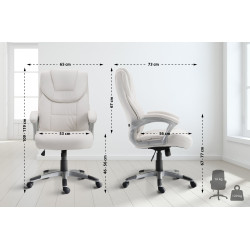 Chaise de bureau Texas V2 blanc