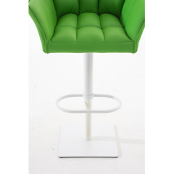 Banqueta de bar verde Damaso W