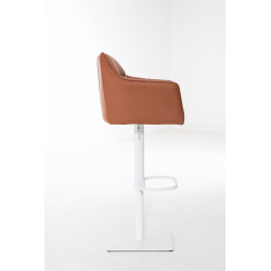Tabouret de bar Damaso W marron clair