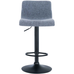 Tabouret de bar Hoover tissu B bleu
