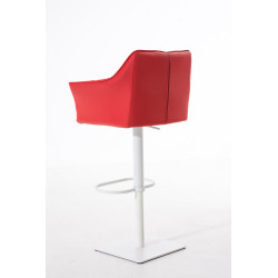 Tabouret de bar rouge Damaso W