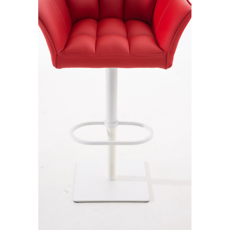 Sgabello da bar rosso Damaso W
