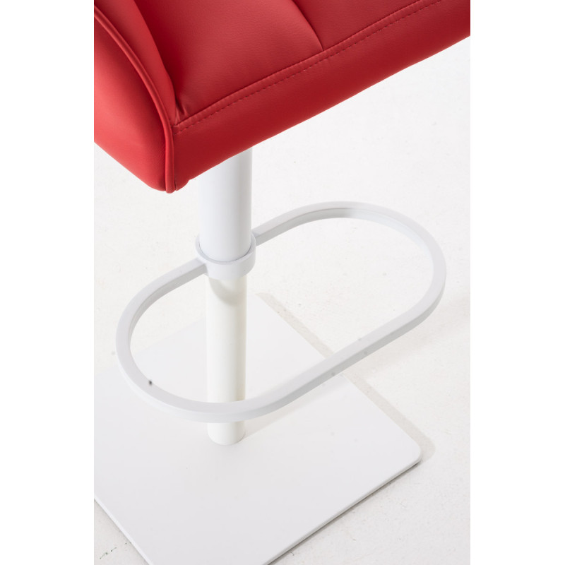 Tabouret de bar rouge Damaso W