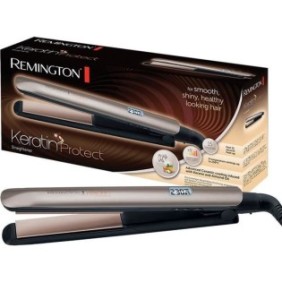 Remington S8540 Fer a lisser, Lisseur Keratin Protect, Plaques Flottantes Advanced Ceramic, Soin Kératine Huile d'Amande