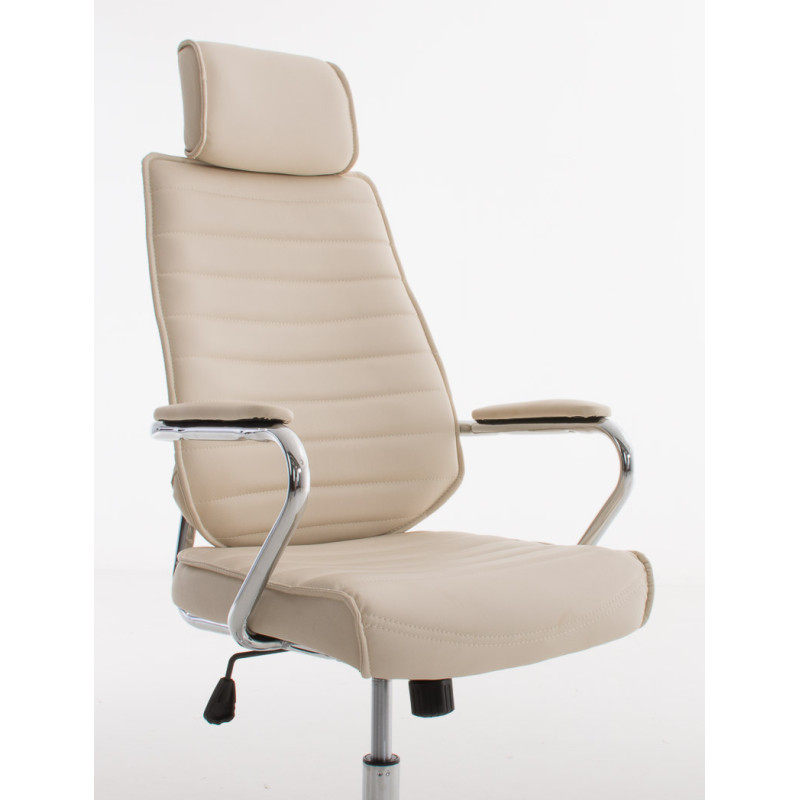 Chaise de bureau Rako V2 crème
