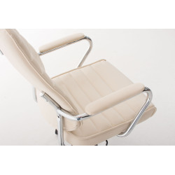 Chaise de bureau Rako V2 crème