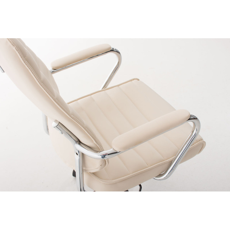 Chaise de bureau Rako V2 crème