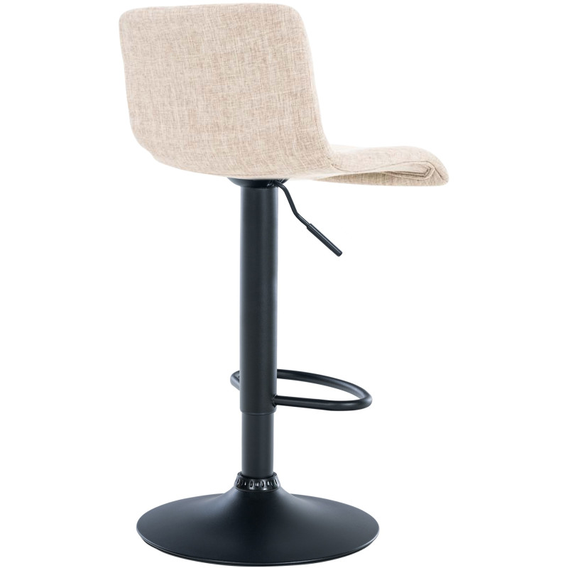 Tabouret de bar Hoover tissu B crème