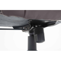 Chaise de bureau XL Sparta en cuir artificiel brun
