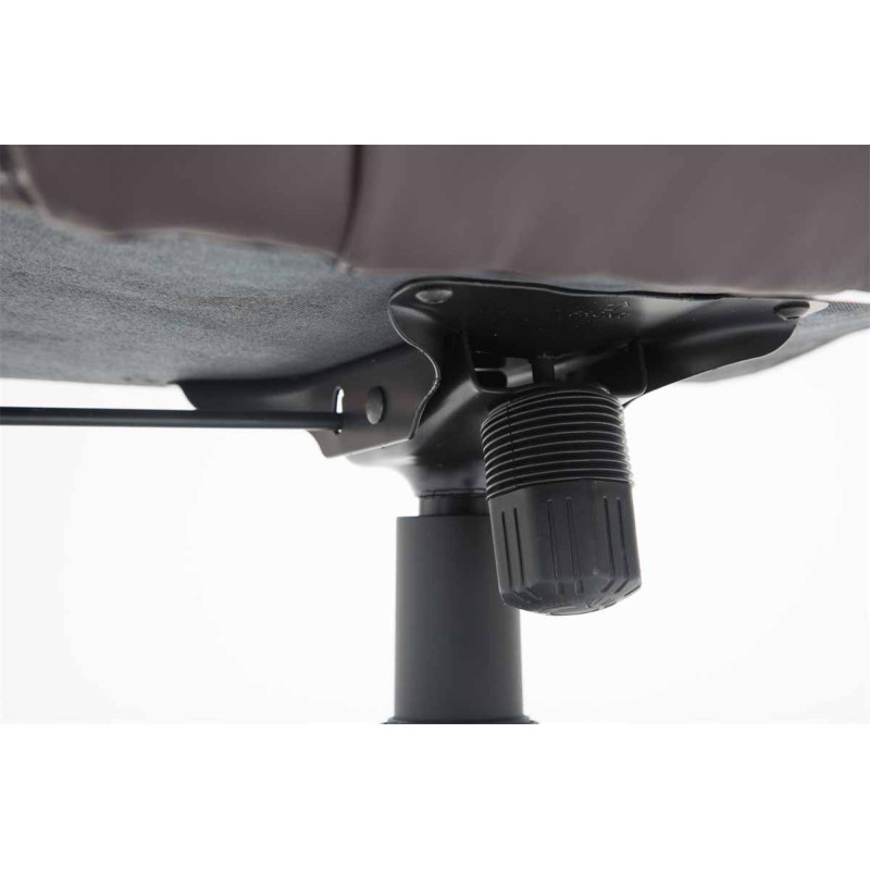 Chaise de bureau XL Sparta en cuir artificiel brun