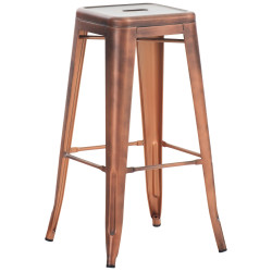 Banqueta de bar Joshua em cobre