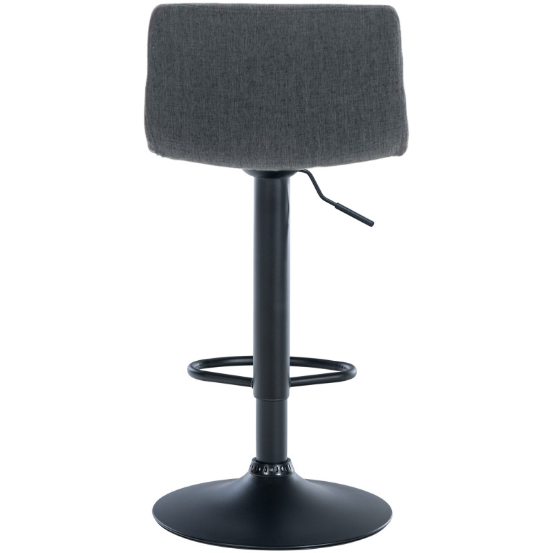 Tabouret de bar Hoover tissu B gris foncé