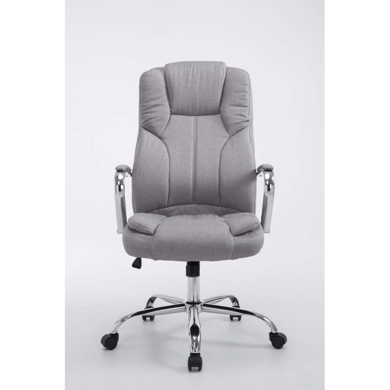Chaise de bureau BIG Xanthos tissu V2 gris