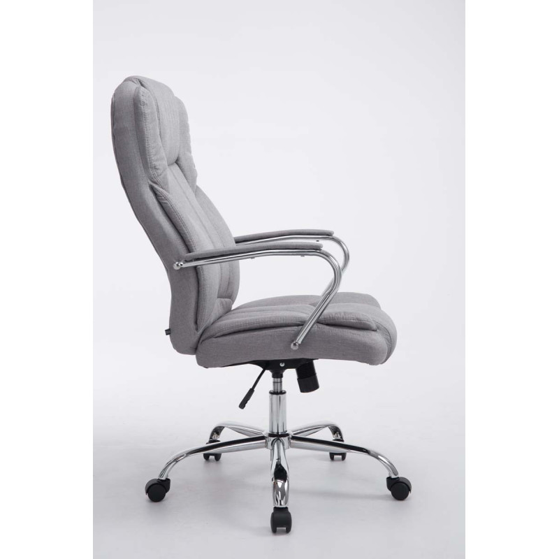 Chaise de bureau BIG Xanthos tissu V2 gris