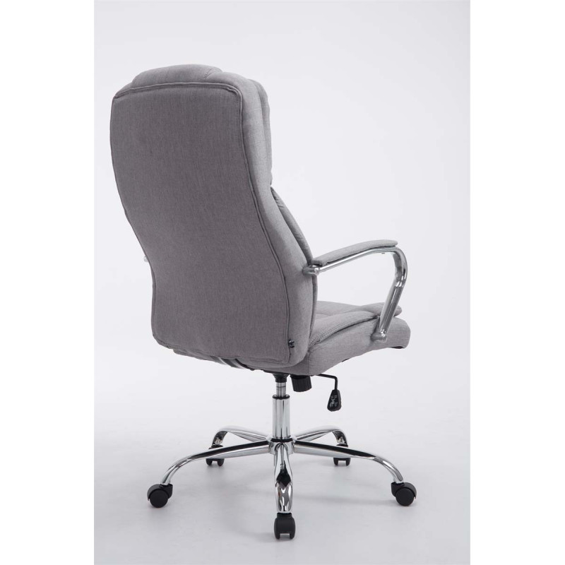Chaise de bureau BIG Xanthos tissu V2 gris