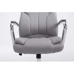 Chaise de bureau BIG Xanthos tissu V2 gris