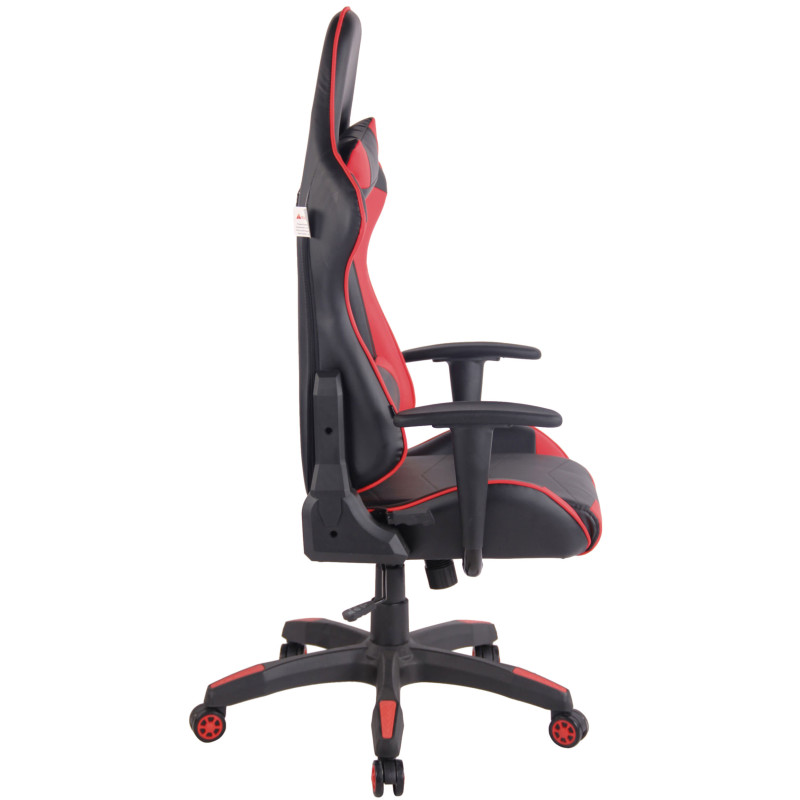 Chaise de bureau Miracle V2 noir/rouge