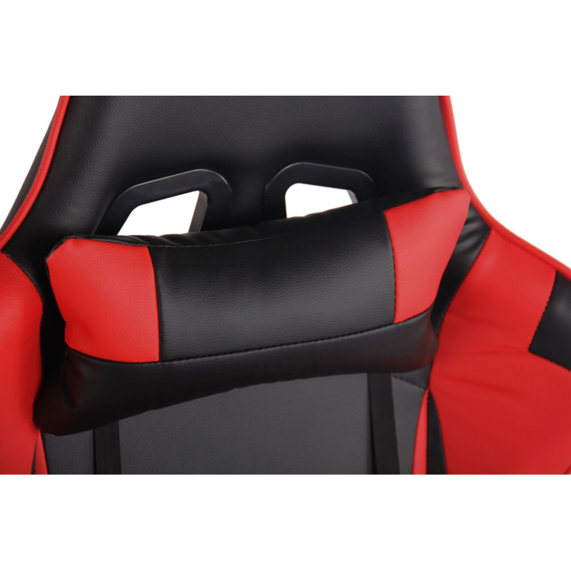 Chaise de bureau Miracle V2 noir/rouge