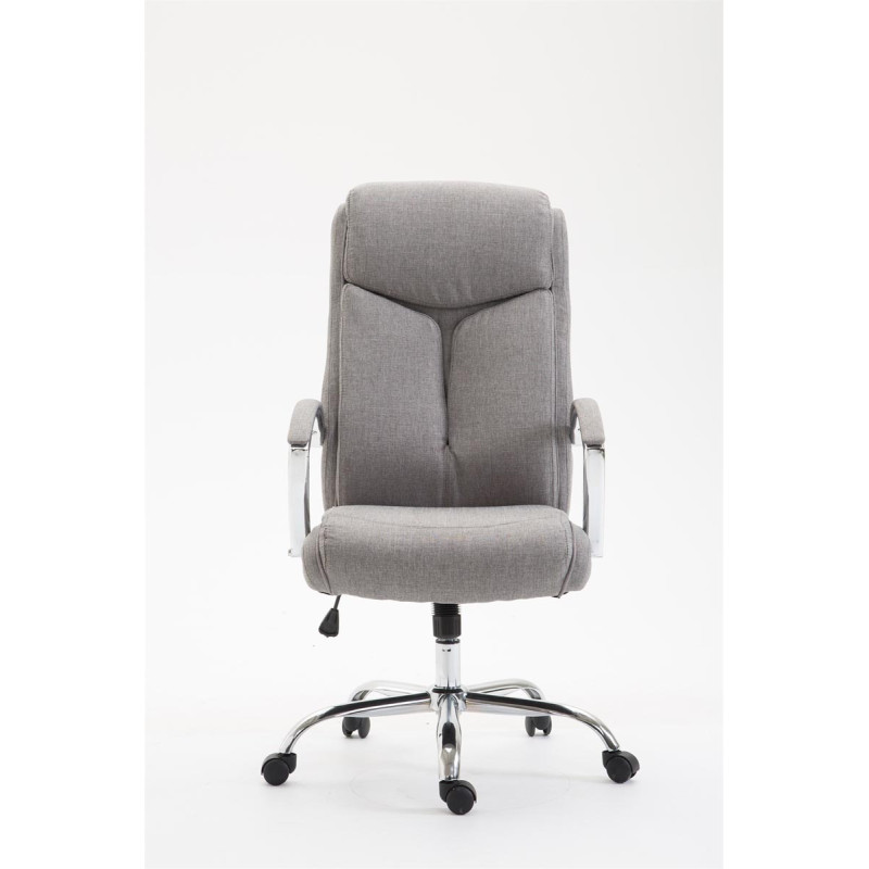 Chaise de bureau en tissu vaudois gris
