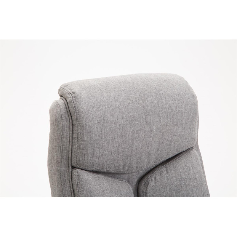 Chaise de bureau en tissu vaudois gris