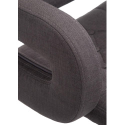 Tabouret de bar Dublin, tissu C, gris foncé