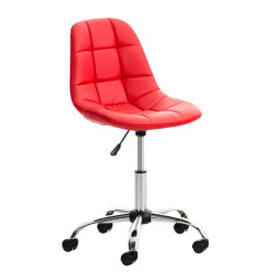 Chaise de bureau Emil, cuir...