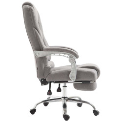 Chaise de bureau en tissu Pacific gris