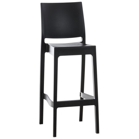Tabouret de bar noir Maya