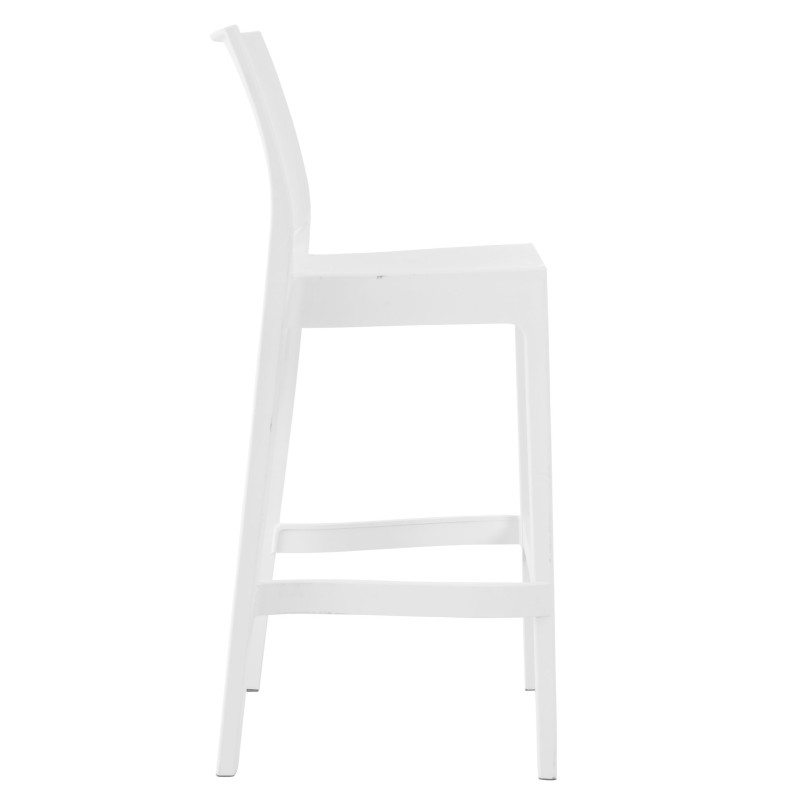 Tabouret de bar blanc Maya