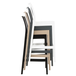 Tabouret de bar blanc Maya