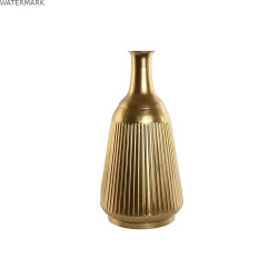Vase Home ESPRIT Doré Métal Moderne 29 X 29 X 57,5 cm