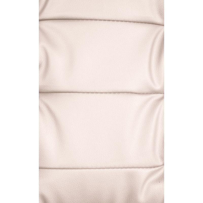 Chaise de bureau Oxygen en cuir artificiel crème