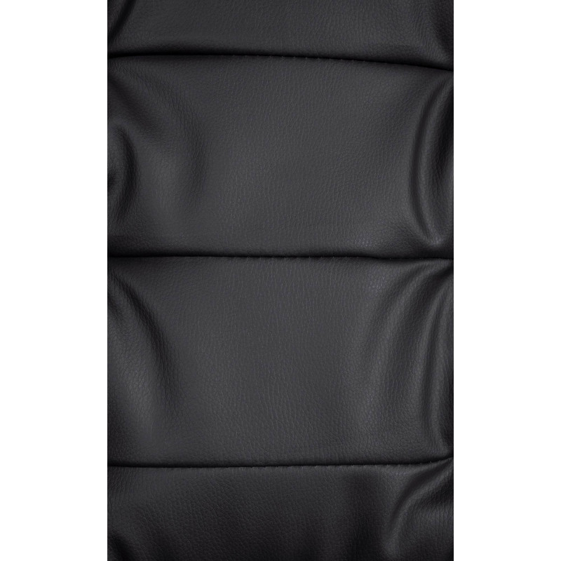 Chaise de bureau Oxygen en cuir artificiel noir