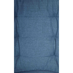 Chaise de bureau en tissu Oxygen bleu
