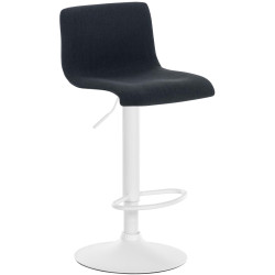 Tabouret de bar Hoover tissu W noir