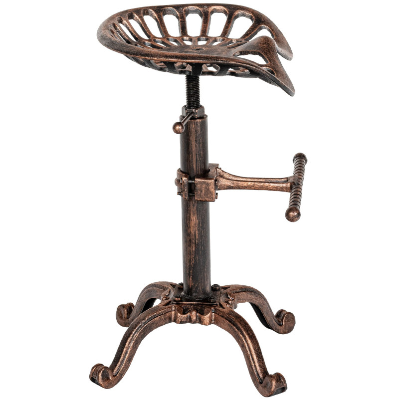 Sgabello da bar Butch in bronzo