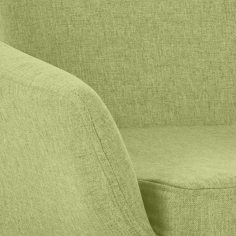 Sgabello da bar Grant, tessuto verde chiaro