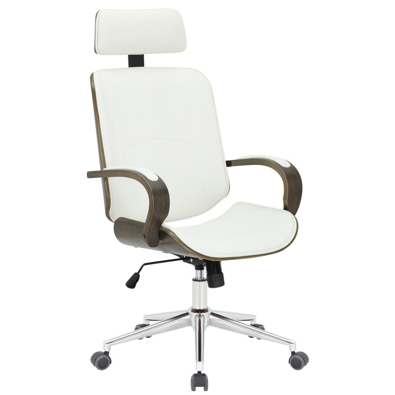 Chaise de bureau Dayton grise blanc/gris
