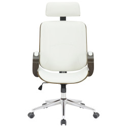Chaise de bureau Dayton grise blanc/gris