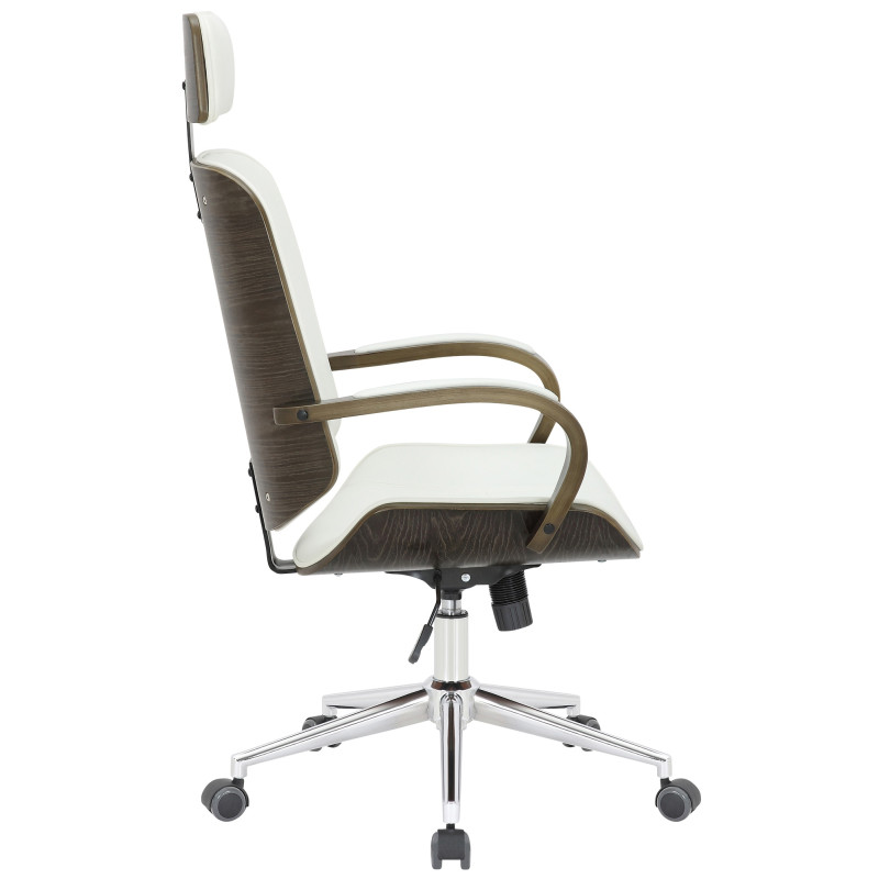 Chaise de bureau Dayton grise blanc/gris