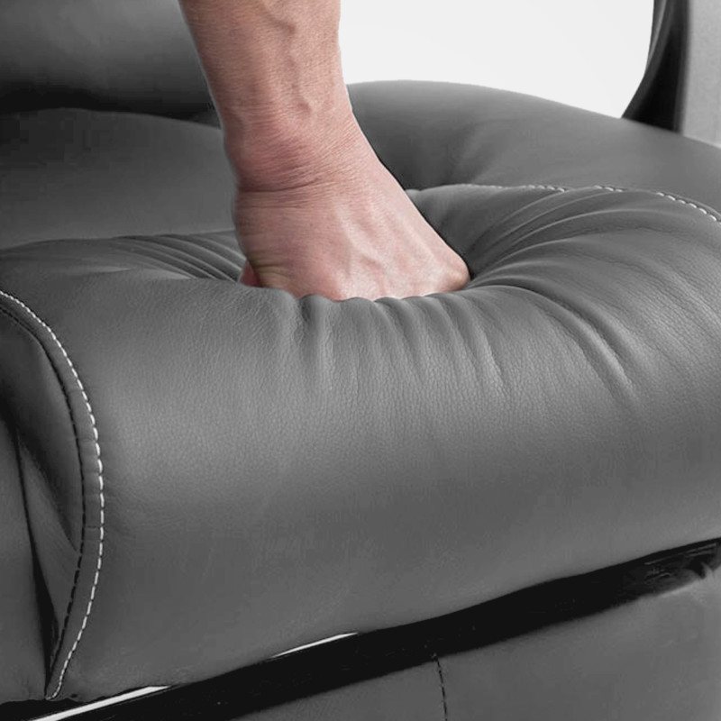 Chaise de bureau Pacific avec fonction massage V2 gris