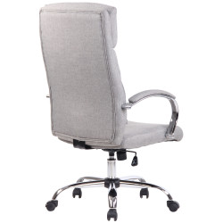 Chaise de bureau en tissu Bradford gris