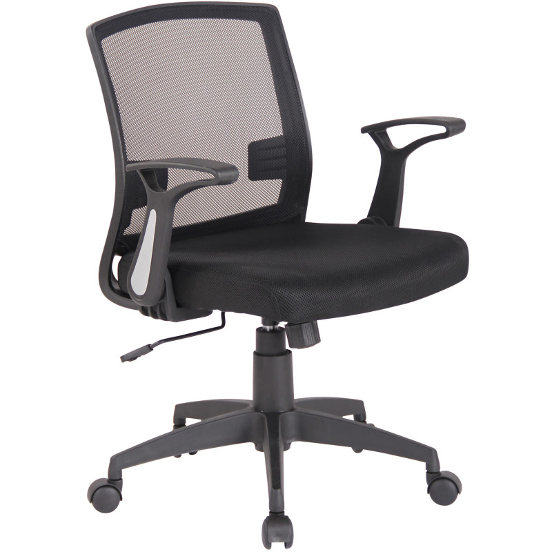 Chaise de bureau Renton noir/noir