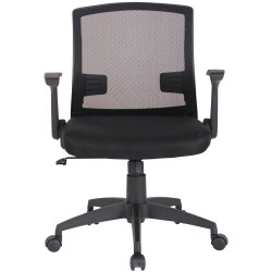 Chaise de bureau Renton noir/noir