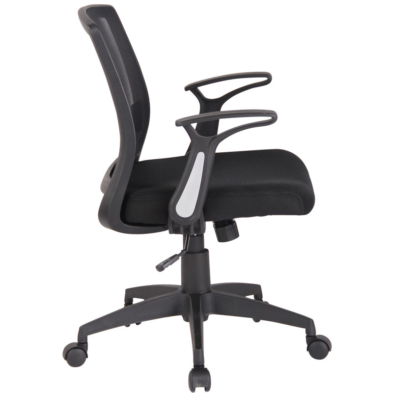 Chaise de bureau Renton noir/noir