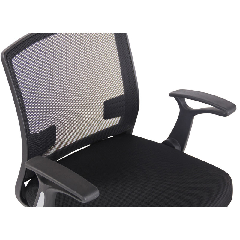 Chaise de bureau Renton noir/noir