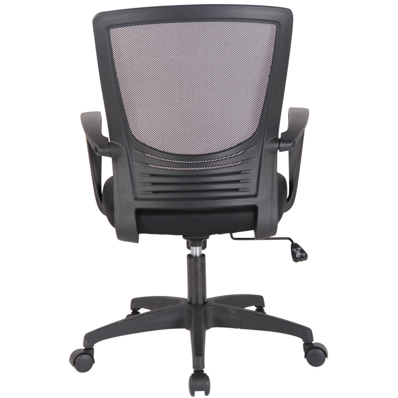 Chaise de bureau Kampen noir/noir