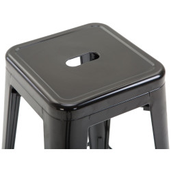 Sgabello da bar nero Joshua V2