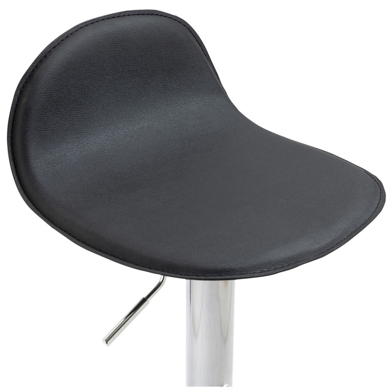 Sgabello da bar nero Lana V2 C